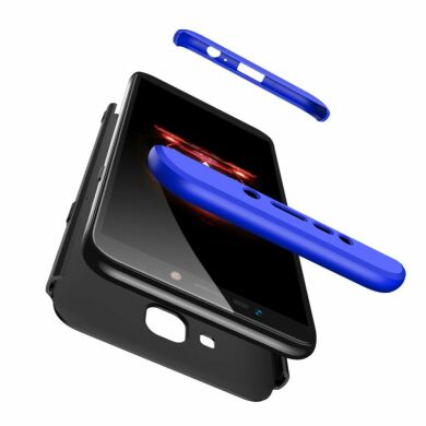 Защитный чехол GKK Double Dip Case для Samsung Galaxy J4+ (J415) - Black / Blue