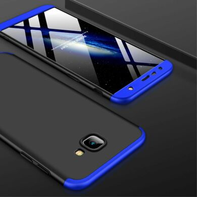 Защитный чехол GKK Double Dip Case для Samsung Galaxy J4+ (J415) - Black / Blue