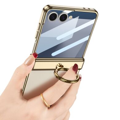 Защитный чехол GKK Hinge Ring для Samsung Galaxy Flip 7 - Champagne Gold