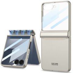 Защитный чехол GKK Magnetic Fold для Samsung Galaxy Flip 7 - Titanium Grey