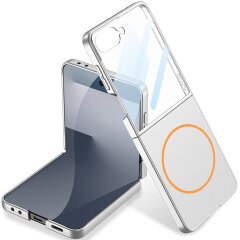 Защитный чехол GKK UltraThin Magnetic для Samsung Galaxy Flip 7 - Silver