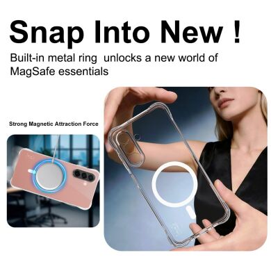 Защитный чехол IMAK Space Shield MagSafe для Samsung Galaxy A26 (A266) - Transparent