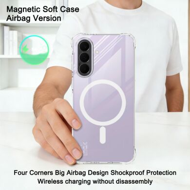 Захисний чохол IMAK Space Shield MagSafe для Samsung Galaxy A37 (A376) - Transparent