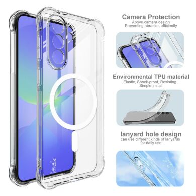 Захисний чохол IMAK Space Shield MagSafe для Samsung Galaxy A37 (A376) - Transparent