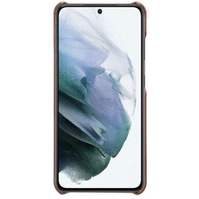 Захисний чохол KSQ Leather Cover для Samsung Galaxy S22 (S901) - Brown