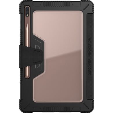 Захисний чохол NILLKIN Bumper Leather Case для Samsung Galaxy Tab S7 Plus (T970/975) / S8 Plus (T800/806) - Grey