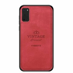 Защитный чехол PINWUYO Vintage Series для Samsung Galaxy S20 (G980) - Red