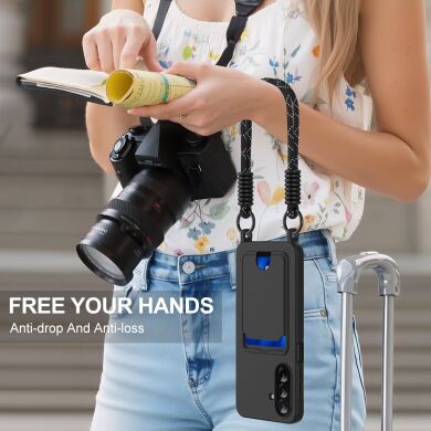 Защитный чехол Reframe Silicone Holder для Samsung Galaxy A57 (A576) - Black