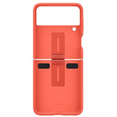 Защитный чехол Silicone Cover with Ring для Samsung Galaxy Flip 3 (EF-PF711TPEGRU) - Coral