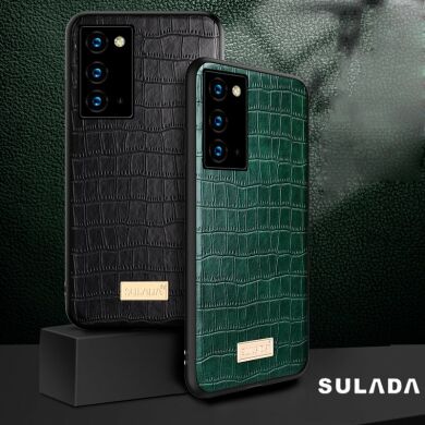 Защитный чехол SULADA Crocodile Style для Samsung Galaxy Note 20 (N980) - Black