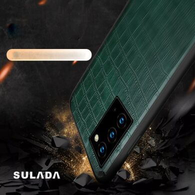 Защитный чехол SULADA Crocodile Style для Samsung Galaxy Note 20 (N980) - Black