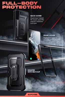 Защитный чехол Supcase Unicorn Beetle Pro Rugged Case для Samsung Galaxy S22 Plus (S906) - Black