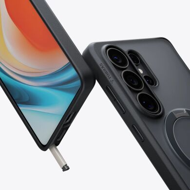 Защитный чехол TORRAS Ostand Q3 Spin (with MagSafe) для Samsung Galaxy S26 Plus - Black