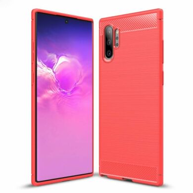 Захисний чохол UniCase Carbon для Samsung Galaxy Note 10 Pro - Red