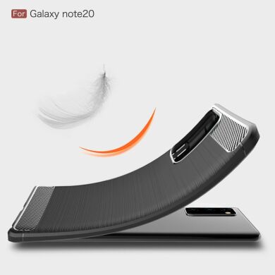 Захисний чохол UniCase Carbon для Samsung Galaxy Note 20 - Dark Blue