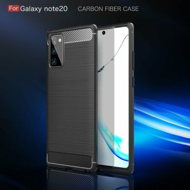 Защитный чехол UniCase Carbon для Samsung Galaxy Note 20 (N980) - Dark Blue