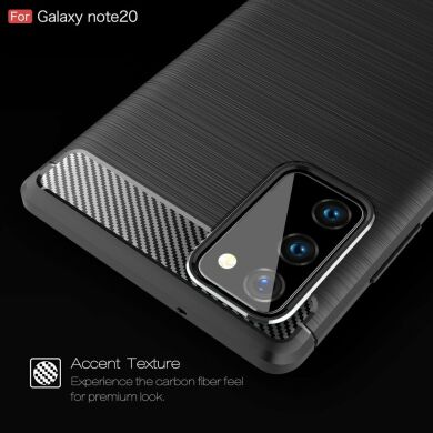 Защитный чехол UniCase Carbon для Samsung Galaxy Note 20 (N980) - Dark Blue