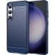 Защитный чехол UniCase Carbon для Samsung Galaxy S24 - Blue. Фото 1 из 8