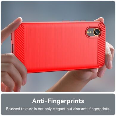 Захисний чохол UniCase Carbon для Samsung Galaxy Xcover 7 (G556) - Red