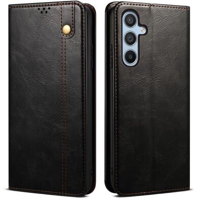 Защитный чехол UniCase Leather Wallet для Samsung Galaxy S25 (S931) - Black