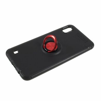 Защитный чехол UniCase Magnetic Ring для Samsung Galaxy A10 (A105) - Black / Red