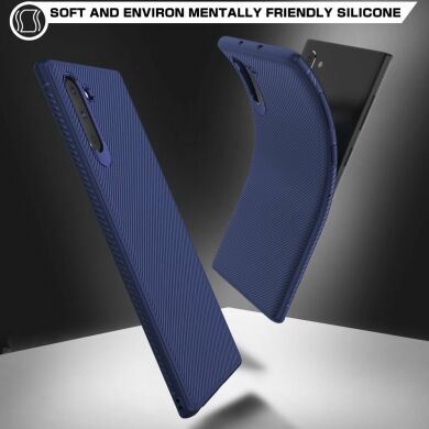 Защитный чехол UniCase Twill Soft для Samsung Galaxy Note 10 (N970) - Blue