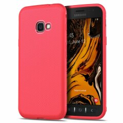 Защитный чехол UniCase Twill Soft для Samsung Galaxy Xcover 4s (G398) - Red
