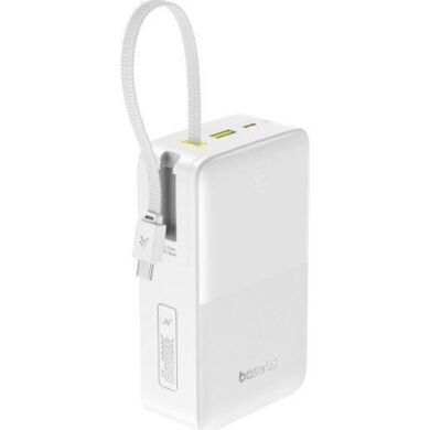 Зовнішній акумулятор Baseus EnerFill FC51 Bipow 2 Pro 22.5W (30000mAh) + кабель Type-C (E0028100) - White