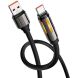 Кабель Hoco U136 Prize USB to Type-C (5A, 1.2m) - Black