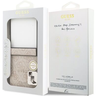 Защитный чехол Guess 4G Classic MagSafe для Samsung Galaxy Flip 7 (GUHMZF7P4MSEGCP) - Pink