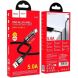 Кабель Hoco U136 Prize USB to Type-C (5A, 1.2m) - Black