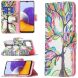 Чохол-книжка Deexe Color Wallet для Samsung Galaxy A22 5G (A226) - Colorful Tree