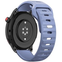 Ремешок Deexe Dot Texture для часов с шириной крепления 20 мм - Ice Ocen Blue