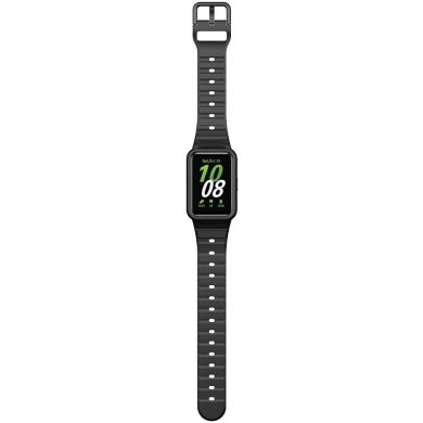 Ремешок Deexe Silicone Strap для Samsung Galaxy Fit 3 - Black