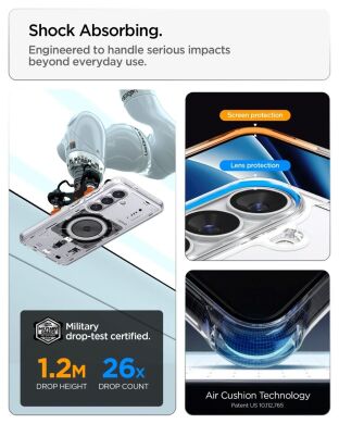 Защитный чехол Spigen Ultra Hybrid Neo One (MagFit) для Samsung Galaxy S26 (S942) - Clear