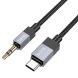 AUX-кабель Hoco UPA32B Type-C to 3.5mm (1m) - Black. Фото 3 из 7