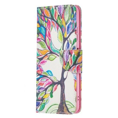Чохол-книжка Deexe Color Wallet для Samsung Galaxy A22 5G (A226) - Colorful Tree