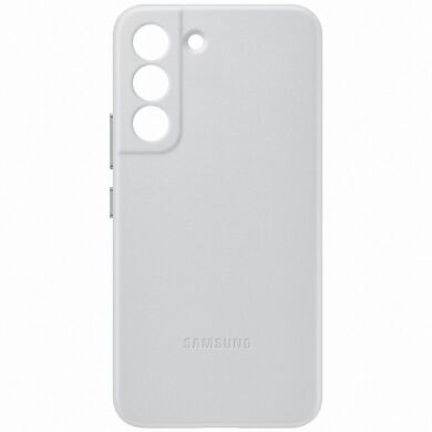 Чохол Leather Cover для Samsung Galaxy S22 (S901) EF-VS901LJEGRU - Light Gray