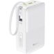 Зовнішній акумулятор Baseus EnerFill FC51 Bipow 2 Pro 22.5W (30000mAh) + кабель Type-C (E0028100) - White