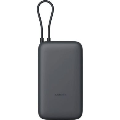 Зовнішній акумулятор Xiaomi 22.5W Integrated Cable (20000mAh) BHR9740GL - Dark Grey