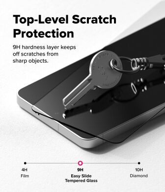 Комплект захисних стекол (2шт) Ringke Easy Slide Tempered Glass для Samsung Galaxy S26 Plus (S947) 8800328815360