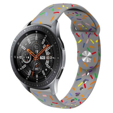 Ремінець Deexe Confetti для годинників з шириною кріплення 22 мм - Grey