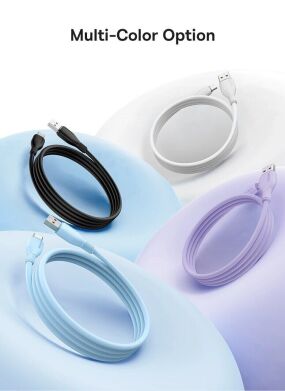 Кабель Baseus Pudding Series USB to Type-C (100W, 5A, 2m) P10355703221-01 - White