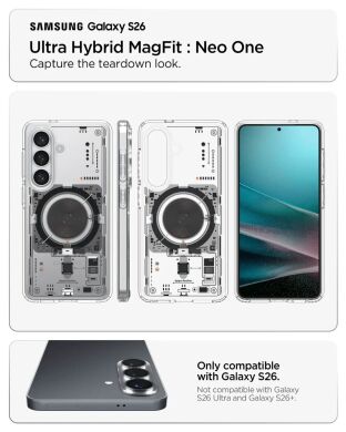Защитный чехол Spigen Ultra Hybrid Neo One (MagFit) для Samsung Galaxy S26 (S942) - Clear