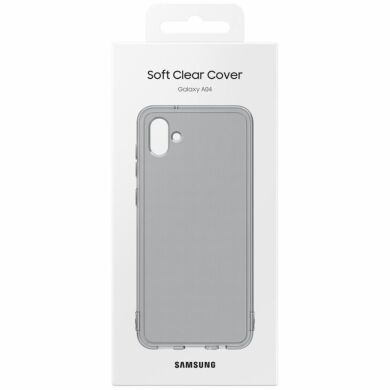 Защитный чехол Soft Clear Cover для Samsung Galaxy A04 (A045) EF-QA045TBEGRU - Black