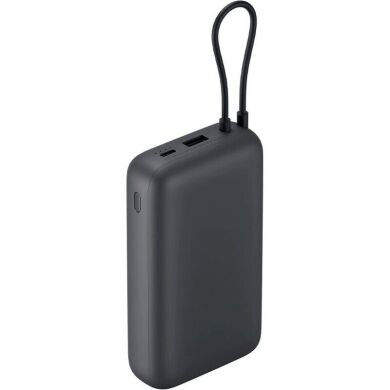 Зовнішній акумулятор Xiaomi 22.5W Integrated Cable (20000mAh) BHR9740GL - Dark Grey