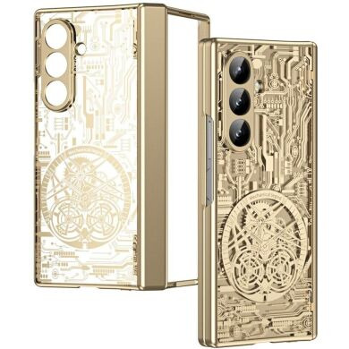 Защитный чехол UniCase Mechanical Legend для Samsung Galaxy Fold 8 Ultra - Gold