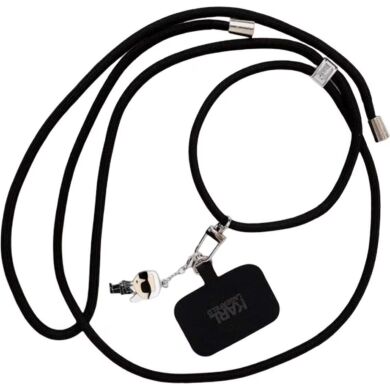 Ремешок для смартфона Karl Lagerfeld Universal CBDY Cord (KLUCNMSCKIK) - Black