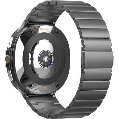 Ремешок Deexe Steel Strap для Samsung Galaxy Watch 8 (40/44mm) / 8 Classic - Grey
