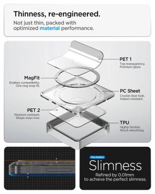 Защитный чехол Spigen Ultra Hybrid Neo One (MagFit) для Samsung Galaxy S26 (S942) - Clear